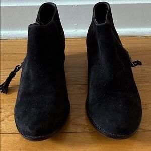 Vionic Black Suede Ankle Boots